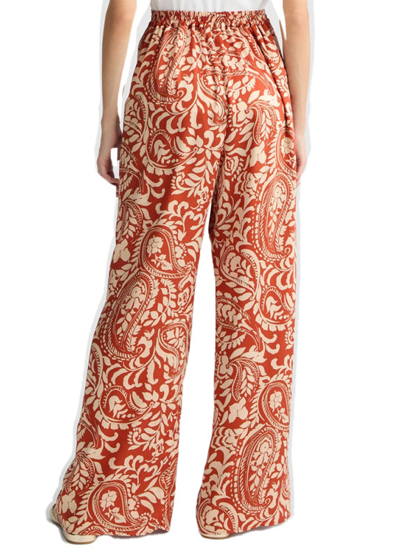 LIU JO PANTS PAISLEY TERRACOTTA