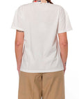 LIUJO T-SHIRT MODA M/C BCO/BLOOMING FOUL