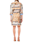 LIUJO ABITO TS.NAV BLU STR/BLOOM.SMALL