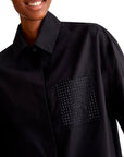 LIU JO CAMISA BLOUSE NEGRO