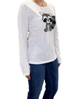 LIU JO T-SHIRT MINI PANDA BLANCO