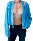LIU JO SWEATER DUSK BLUE