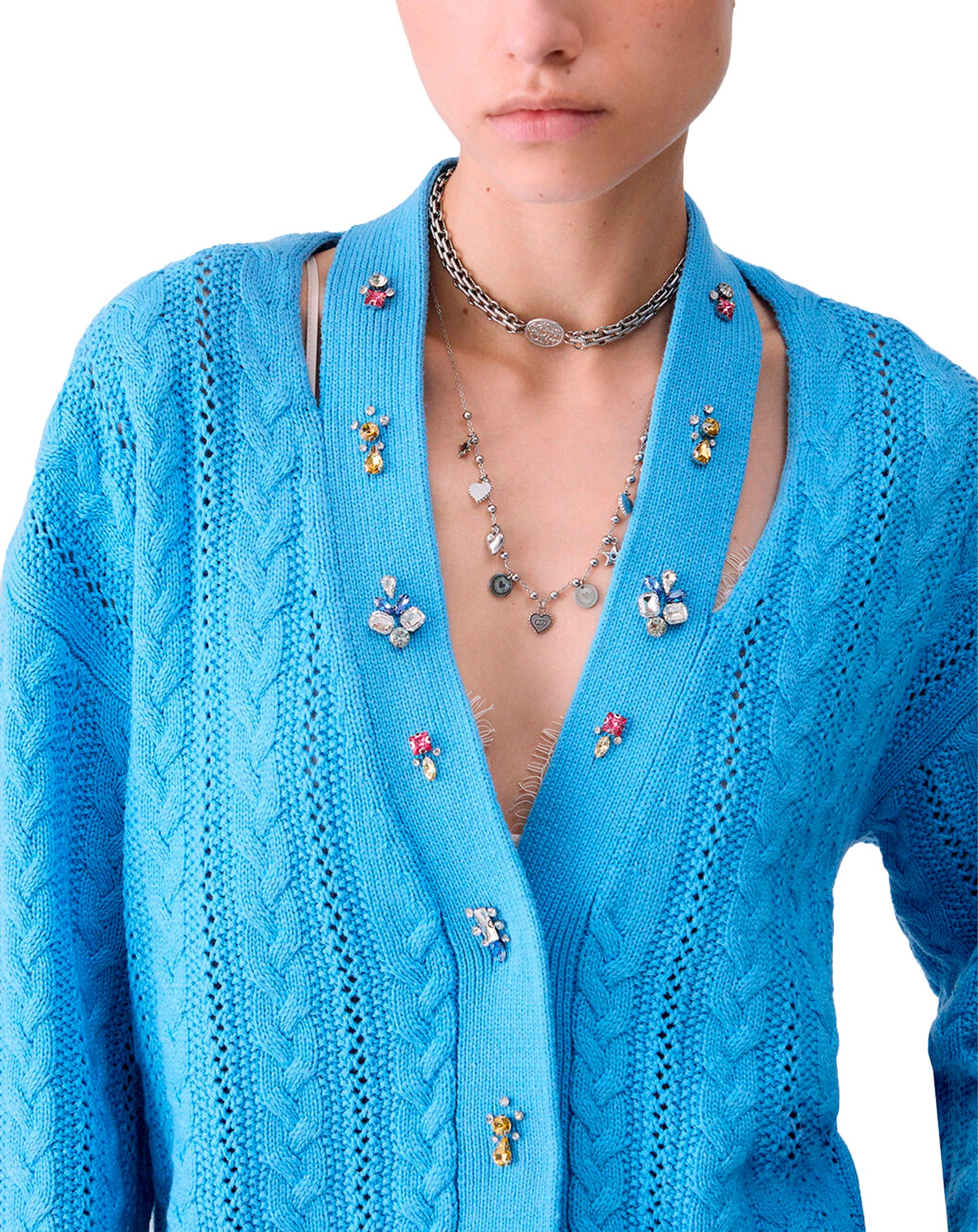 LIU JO SWEATER DUSK BLUE
