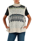 LIU JO SWEATER NATURAL FAIR ISLE