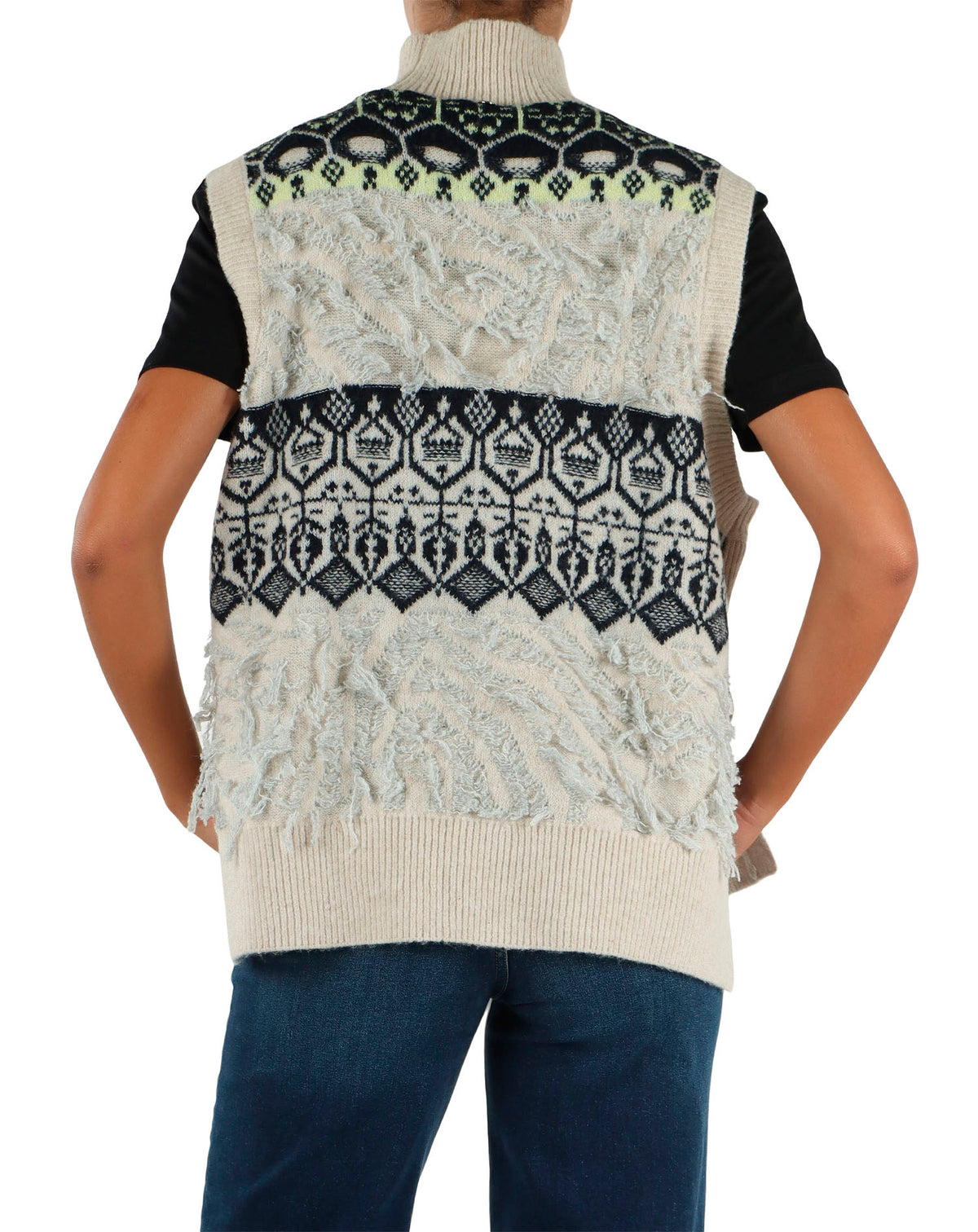 LIU JO SWEATER NATURAL FAIR ISLE
