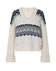 LIU JO SWEATER NATURAL FAIR ISLE