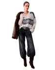 LIU JO SWEATER NATURAL FAIR ISLE