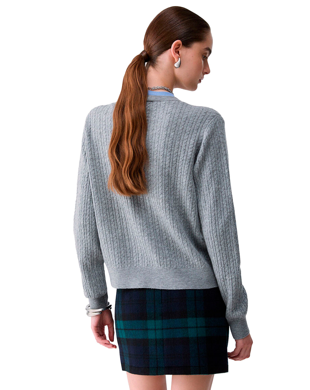 LIU JO SWEATER GRAY MED MEL/DUSK SK