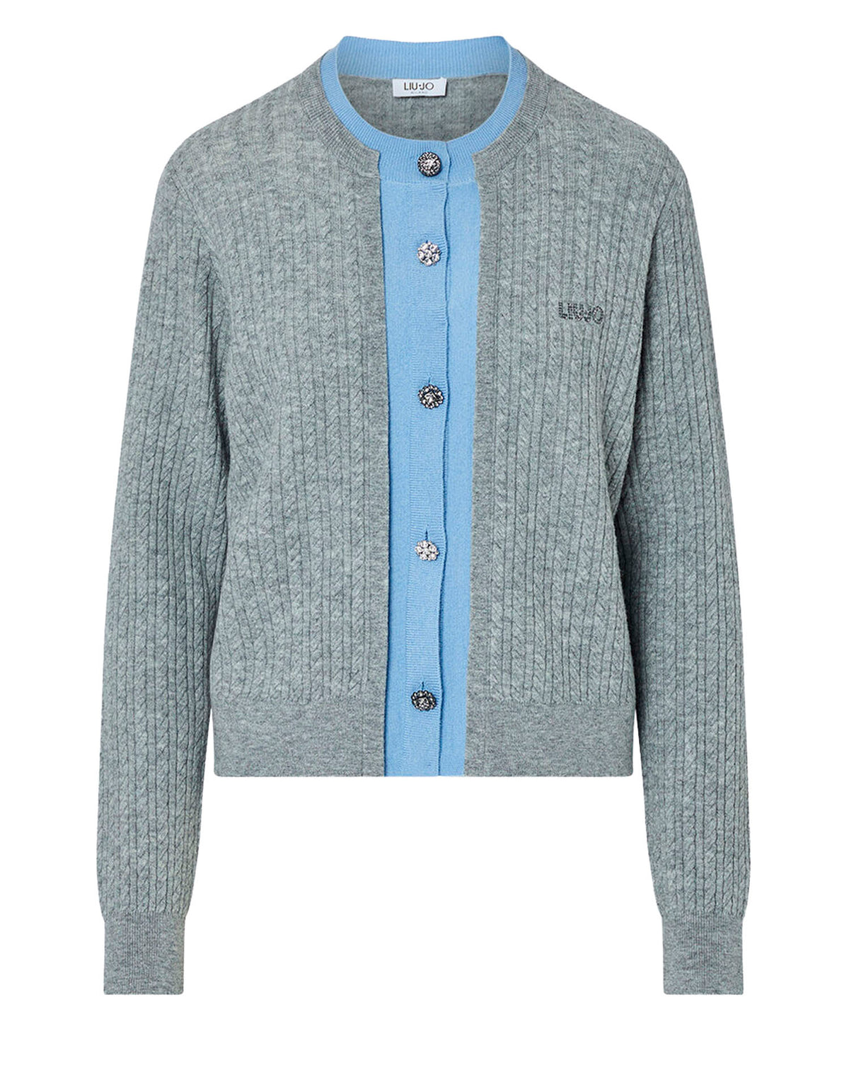 LIU JO SWEATER GRAY MED MEL/DUSK SK