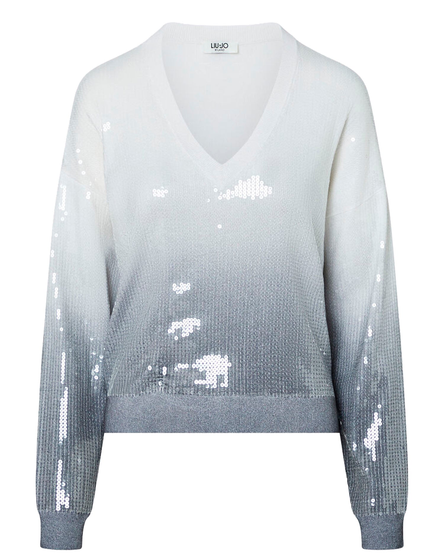 LIU JO SWEATER GRAY SHADED