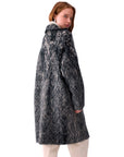 LIU JO COAT JACQ NAT FISHBONE