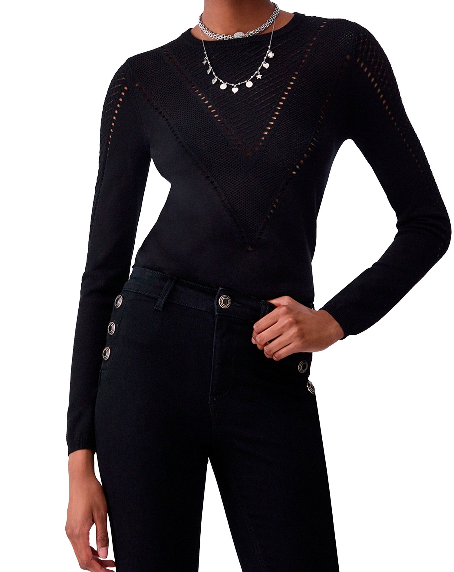 LIU JO SWEATER BLACK