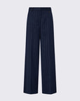 LIU JO PANTS BLU LUREX PIN STRIPE