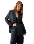 LIU JO JACKET DARK GREY MELANGE
