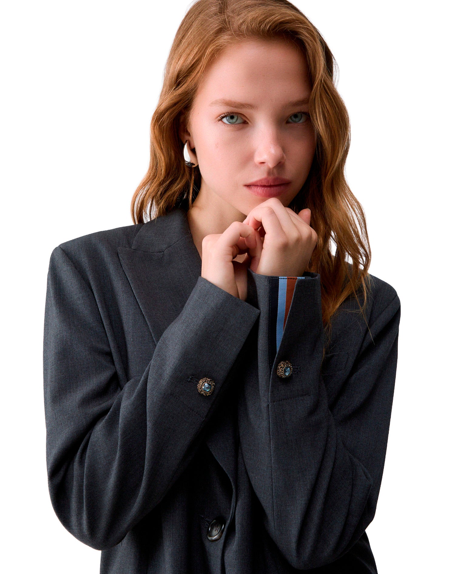 LIU JO JACKET DARK GREY MELANGE