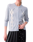 LIU JO SWEATER BALLANTYNE L.GRAY/BC