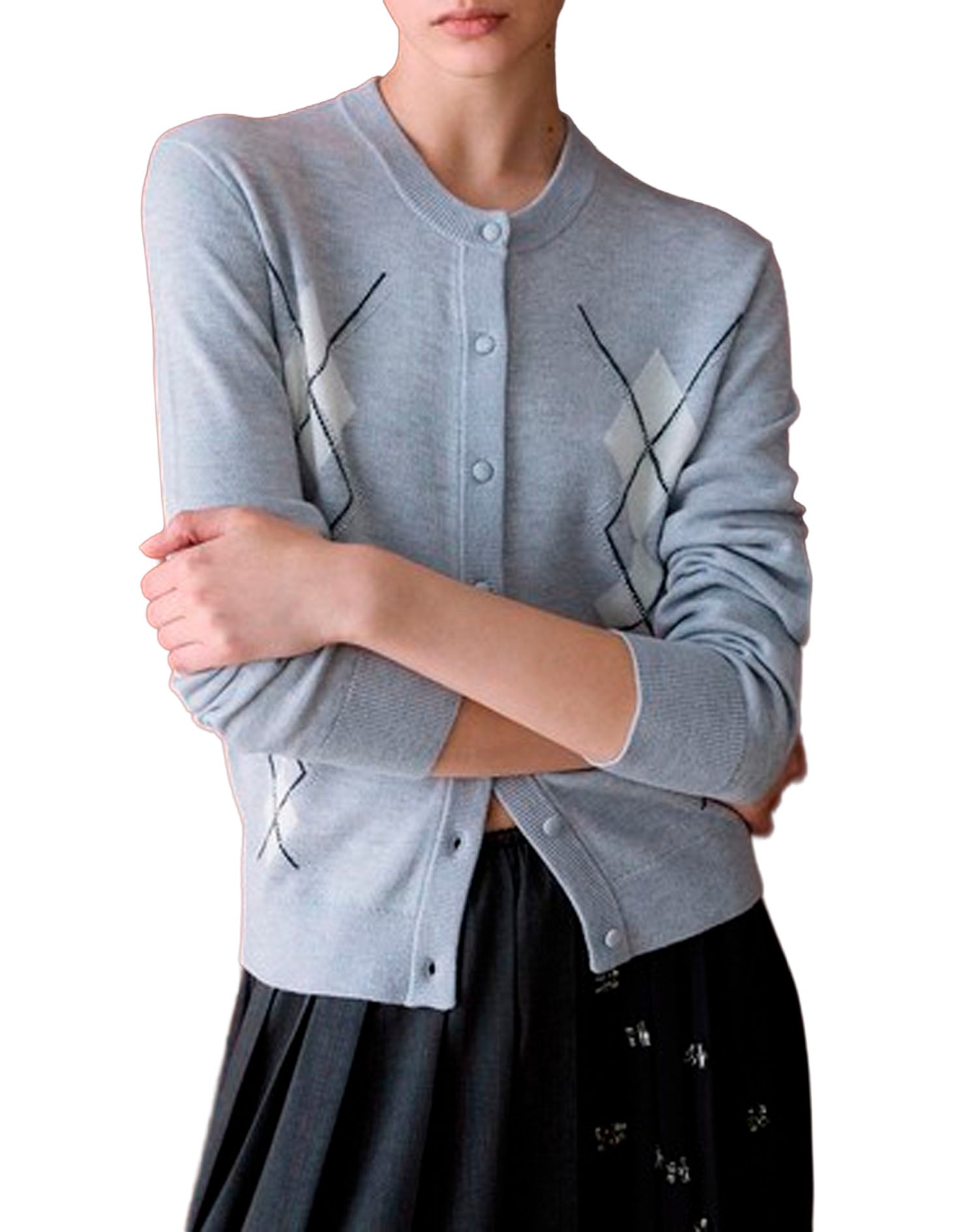 LIU JO SWEATER BALLANTYNE L.GRAY/BC