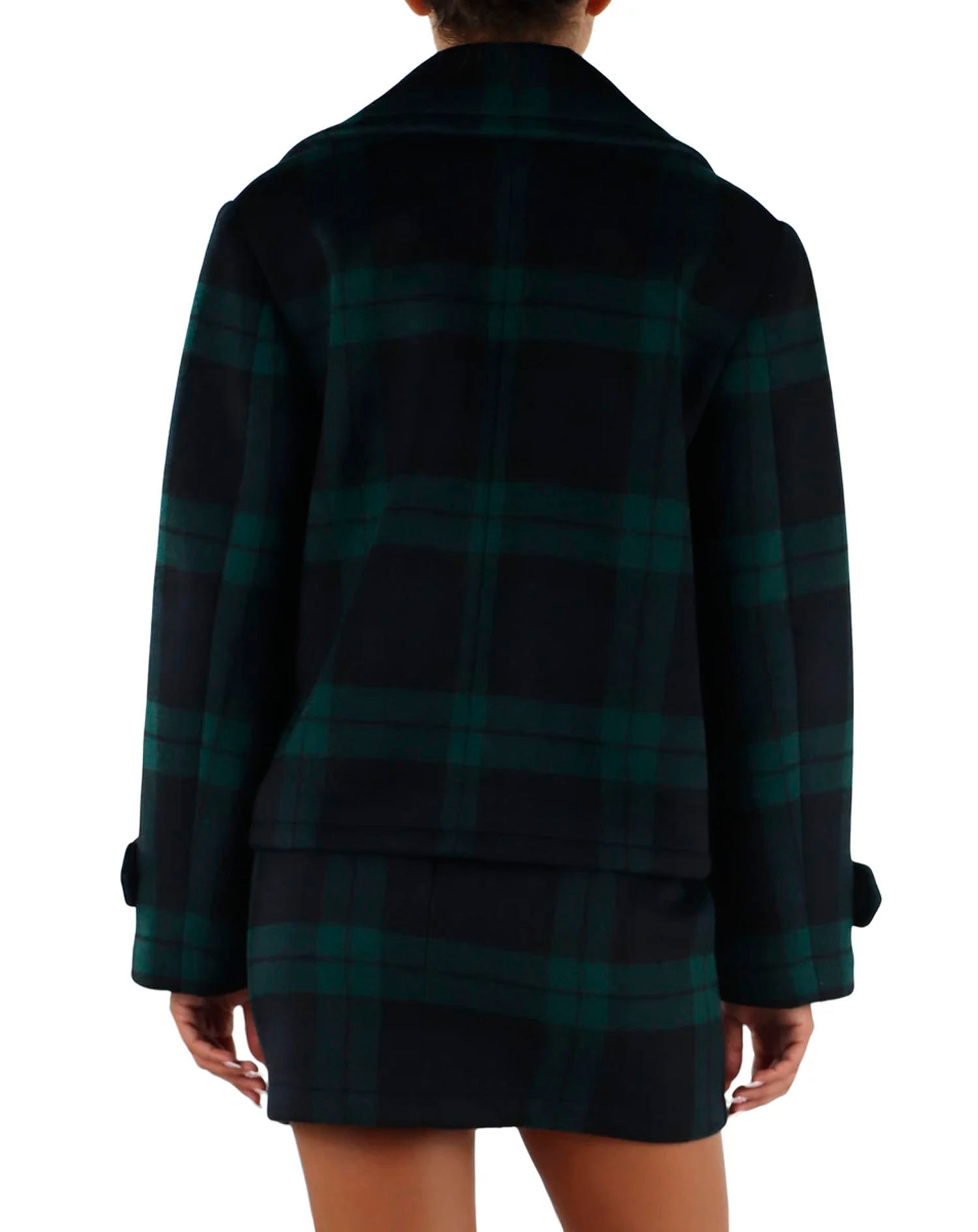 LIU JO COAT BLUE TARTAN
