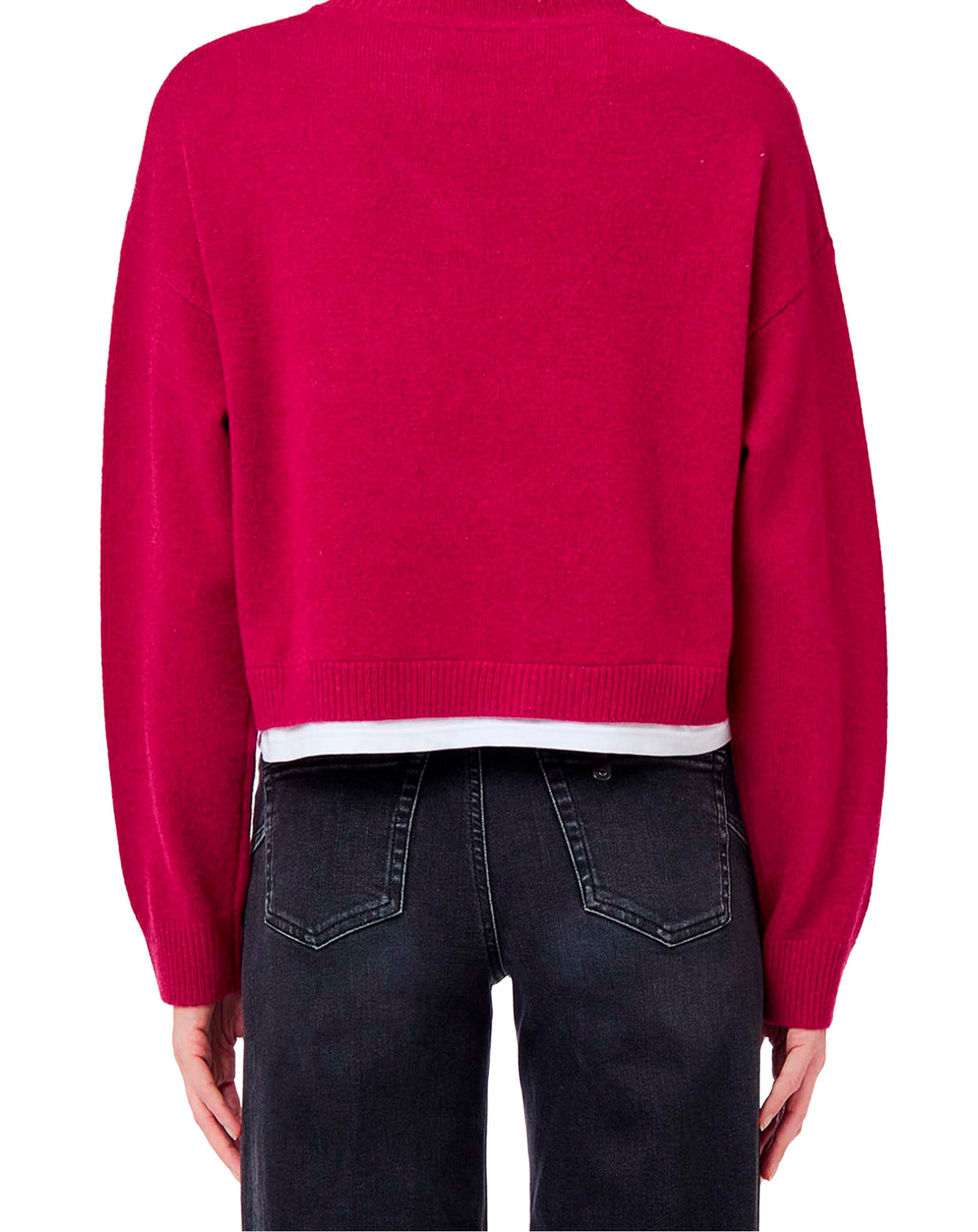 LIU JO SWEATER LIGHT SCARLET