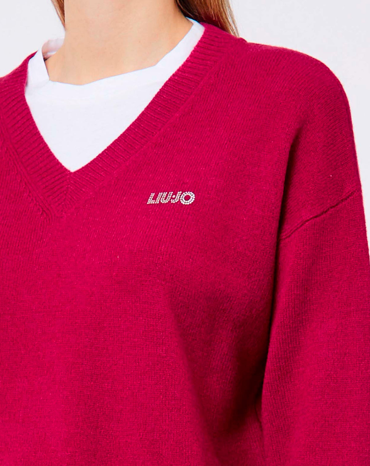 LIU JO SWEATER LIGHT SCARLET