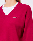 LIU JO SWEATER LIGHT SCARLET