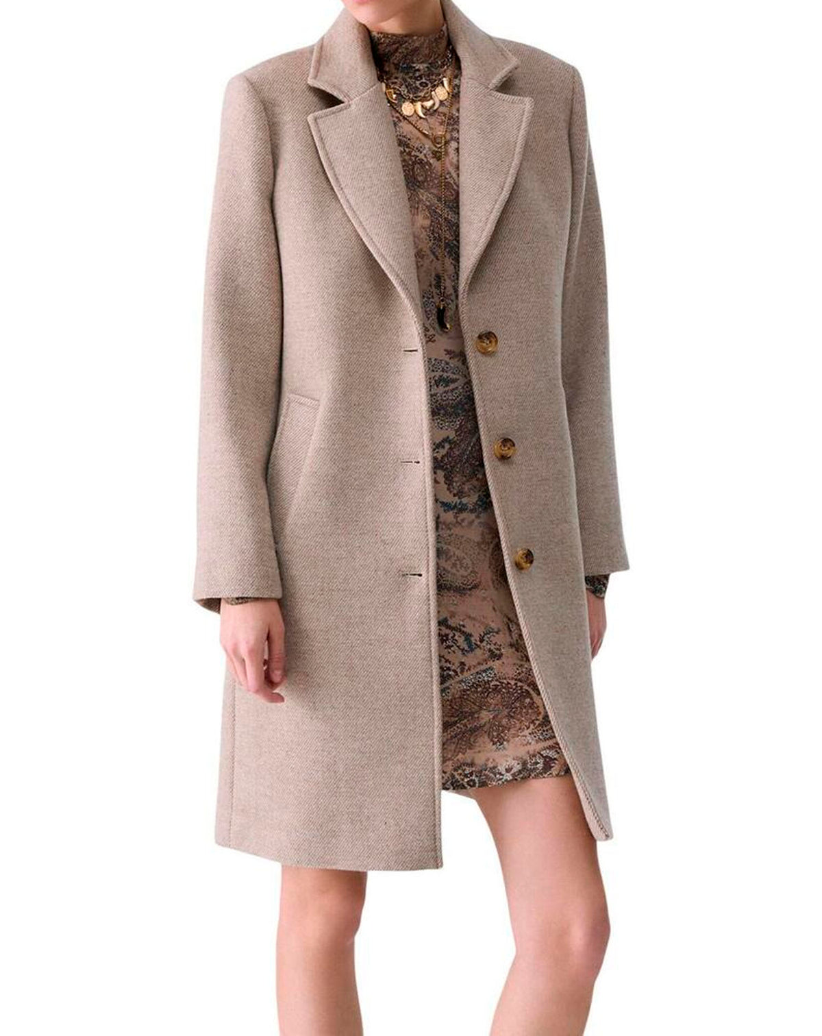 LIU JO COAT SANDY BEIGE