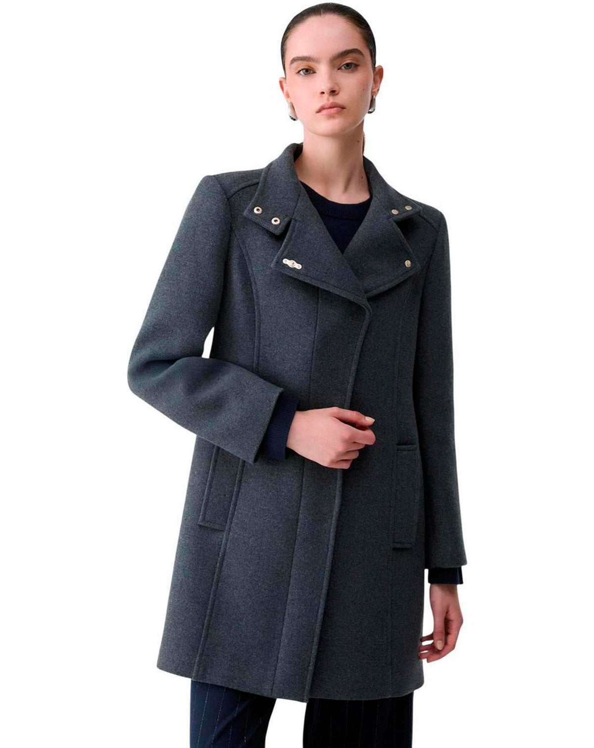 LIU JO COAT ASH GREY