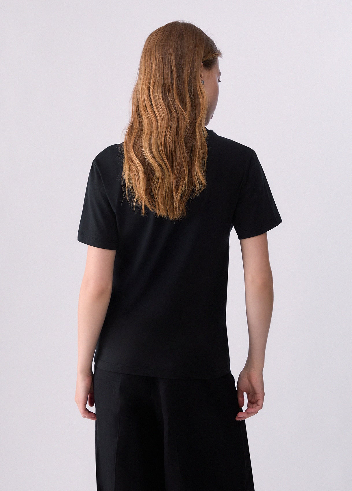 LIU JO T-SHIRT NERO MISS MOUSE COL
