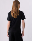 LIU JO T-SHIRT NERO MISS MOUSE COL