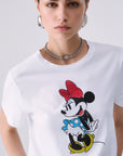 LIU JO T-SHIRT BCO MISS MOUSE COL