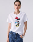 LIU JO T-SHIRT BCO MISS MOUSE COL