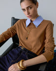 LIU JO SWEATER NUIT NOIR/POP DUSK B