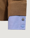 LIU JO SWEATER COCOA CR/POP DUSK BL