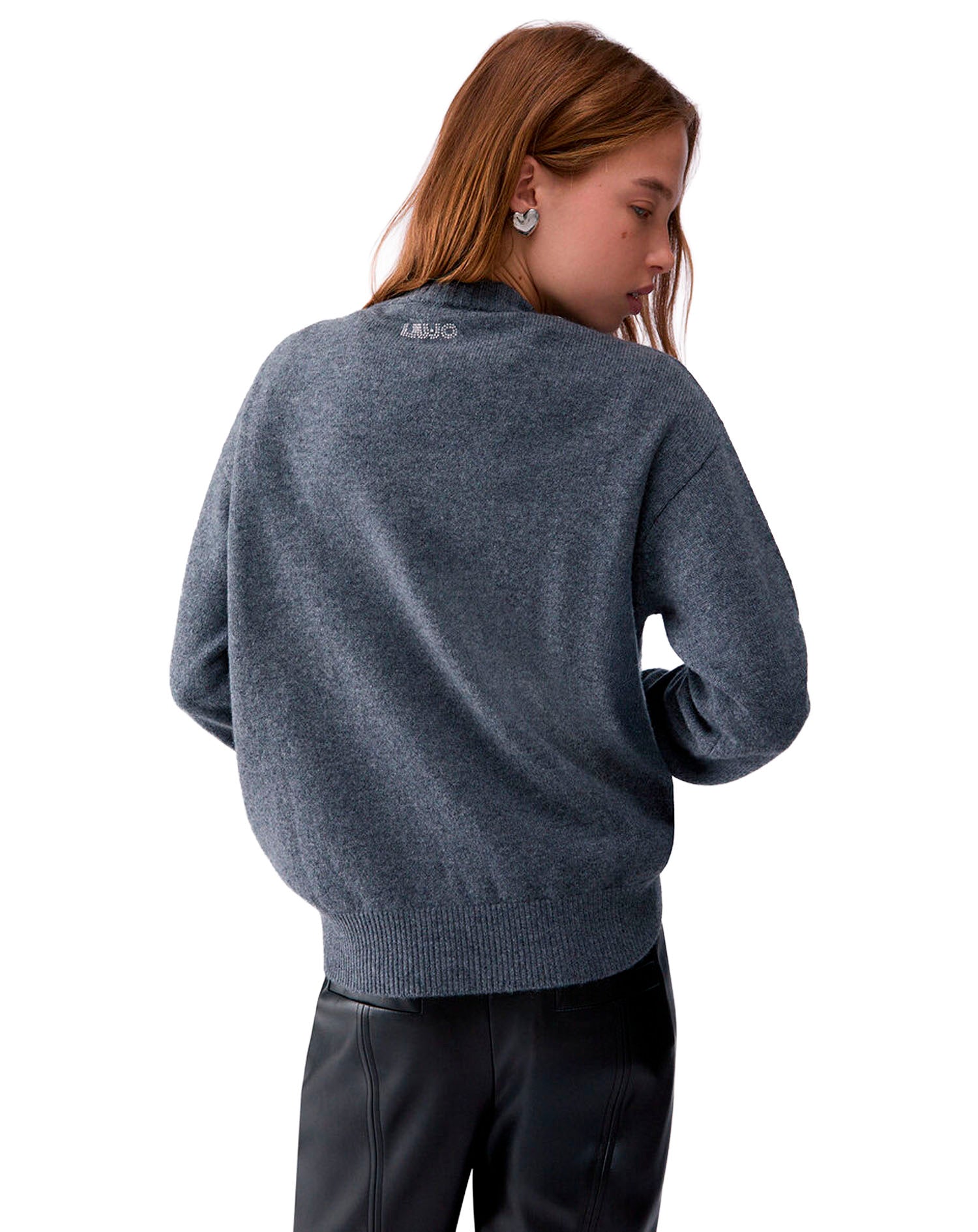 LIU JO SWEATER GRIGIO MM MISTER MOU