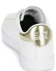 EMPORIO ARMANI EA7 ZAPATILLAS LACE-UP BLANCO/ORO