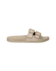 EMPORIO ARMANI UNISEX LEATHER SLIPPER NUDE