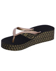 DON ALGODON FLIP FLOP NEGRA-ORO
