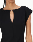 GUESS DOROTEA V NECKLINE DRESS