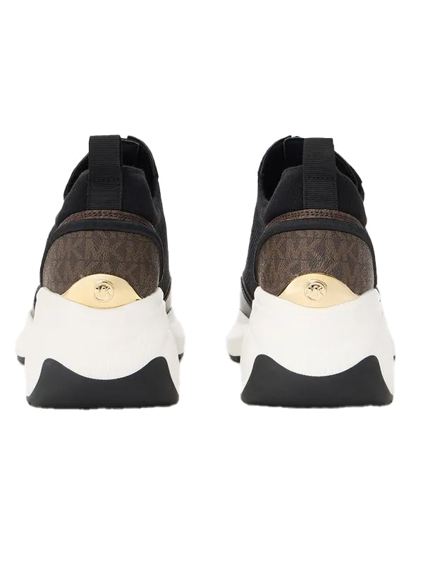 MICHAEL KORS ZUMA SLIP TRAINER BLACK