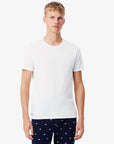 LACOSTE AE211 UNDERWEAR TEE SHIRT MALE BLANC TH9010 00001