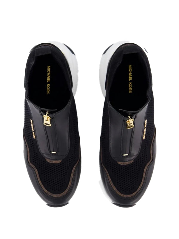 MICHAEL KORS ZUMA SLIP TRAINER BLACK