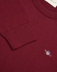 GANT COTTON C NECK PUMPLED RED