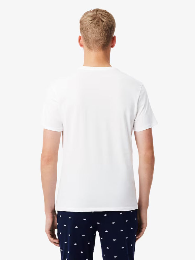 LACOSTE AE211 UNDERWEAR TEE SHIRT MALE BLANC TH9010 00001