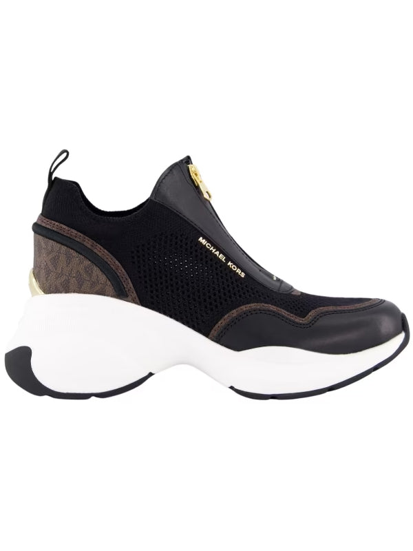 MICHAEL KORS ZUMA SLIP TRAINER BLACK
