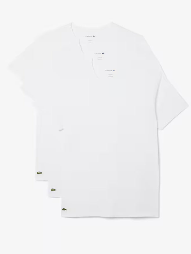 LACOSTE AE211 UNDERWEAR TEE SHIRT MALE BLANC TH9010 00001
