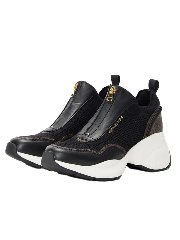 MICHAEL KORS ZUMA SLIP TRAINER BLACK