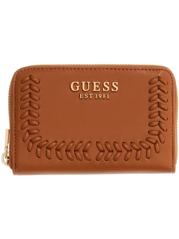 GUESS TATUM SLG MEDIUM ZIP AROUND CARAMEL