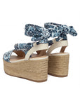 LIU JO BALI 03 - SANDAL PRINTED FABRIC LEO