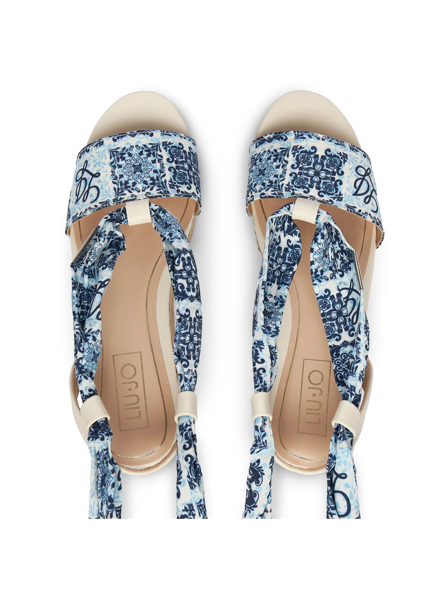 LIU JO BALI 03 - SANDAL PRINTED FABRIC LEO