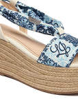 LIU JO BALI 03 - SANDAL PRINTED FABRIC LEO